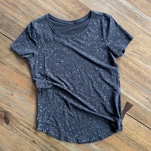 lululemon Love Crew - Black/White splatter, Size 2